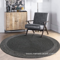 big pp braided round indoor outdoor carpet rug